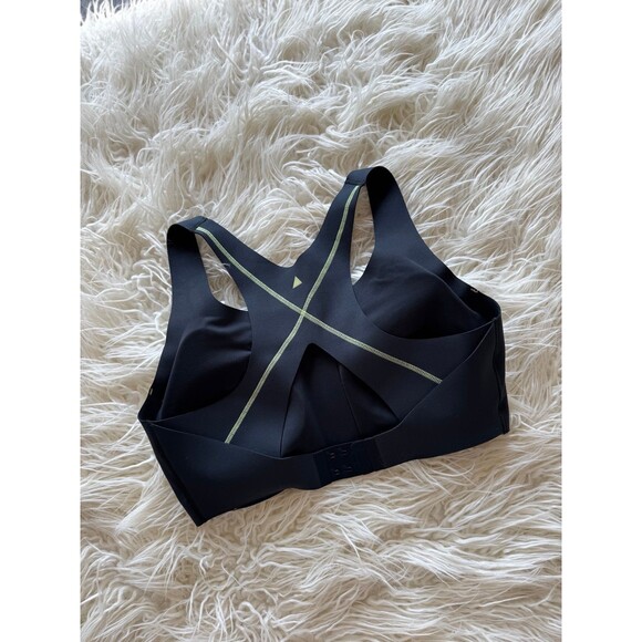 Vitality Activate Zip Bra Midnight Lime Contrast Size Large - Picture 10 of 12